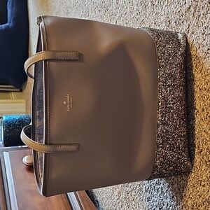 Kate Spade sparkly large tote purse